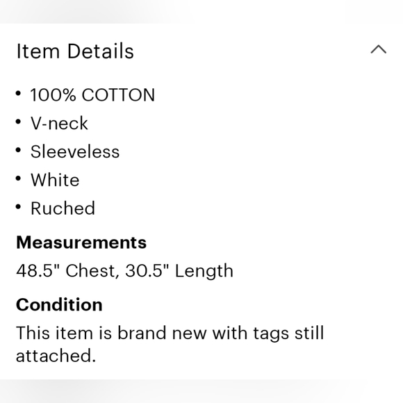 Lagenlook NWT Lane Bryant Sleeveless White Summer Top (20) - Picture 4 of 7